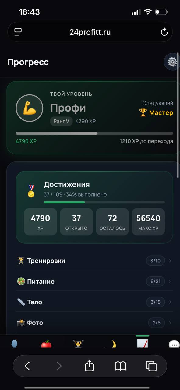 Прогресс ProFit